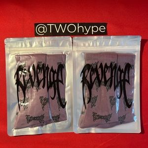 Revenge ‘Purple All Over Logo’ Socks (2 Packs)